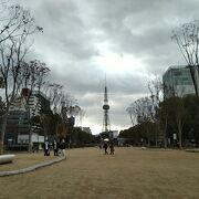 きれいに整備された公園