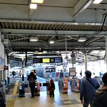 小田急藤沢駅にて