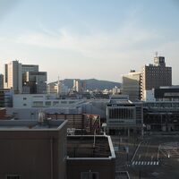 部屋からの眺め　閉塞感はない