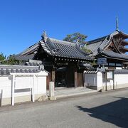 山門が立派でした