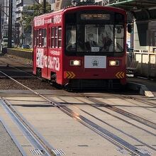 大阪に唯一残る路面電車です