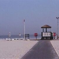 アラビア湾に面したプライベートビーチ！