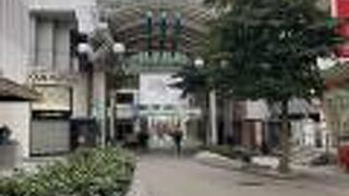 商店街のドームにしては立派です