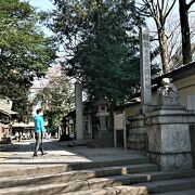 浦和中心部にある神社