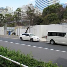 「清水谷公園」、その一部が工事中でした