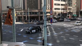 銀座四丁目の交差点