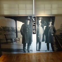 国立駅の歴史などを展示