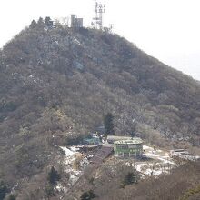 筑波山の男体山の風景