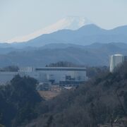 富士山も見えます