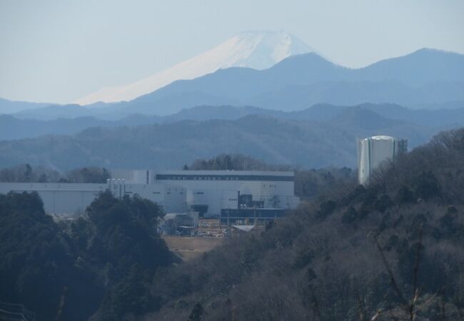 富士山も見えます