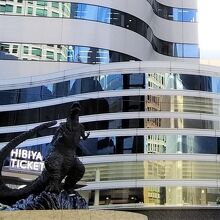 ゴジラ君も東京名物の一つ？