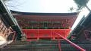 楼門に圧倒されました