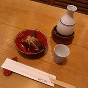 間口は狭いですが、二階席もあり、京都らしいお寿司を楽しめます