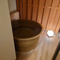 外の露天風呂（客室内）