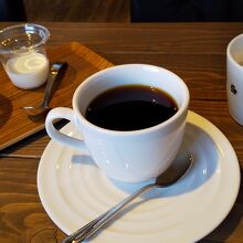 連れのセット（自家製レアチーズケーキ）