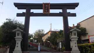 海沿いにある神社