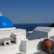 ギリシャのサントリーニ島を模したホテル
