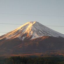 富士山を眺めながら