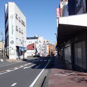 のんびりとした感じの商店街でした。