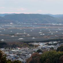 牛窓方面を見下ろす