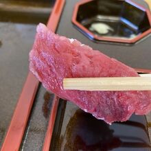 アオウミガメ握り