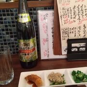 魚と日本酒が旨い居酒屋