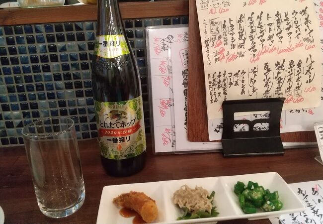 魚と日本酒が旨い居酒屋