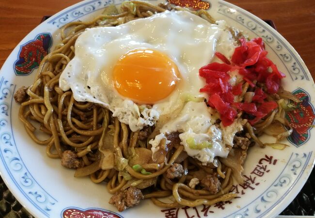 横手やきそばの元祖とされる”神谷焼きそば屋”