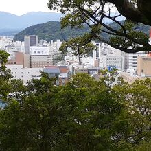 本丸跡からの景色