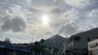 父島大村地区のメインロード！