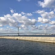 明石海峡大橋を望む最高スポット