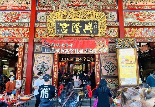 三峡老街にある媽祖廟