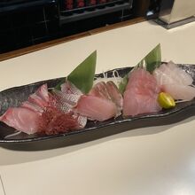 島魚5点盛り合わせ
