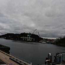 尾道港からの眺め