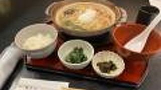 味噌煮込みうどん！