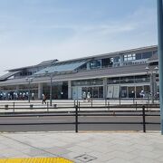 新しくなった尾道駅