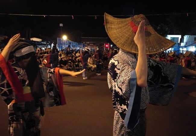 日本三大盆踊りの一つとされる西馬音内盆踊り