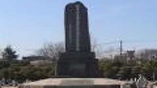 ペリーが上陸した場所。上陸記念碑があります