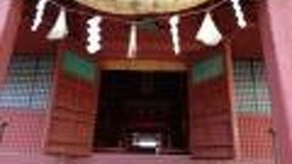 「お山参詣」の神社です