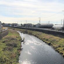 寒川神社近くで