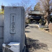 静かな環境のお寺です