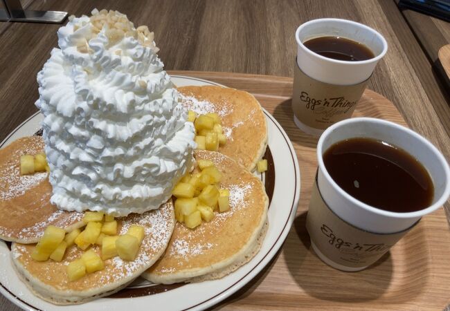 王道のパンケーキでちょっぴりハワイ気分