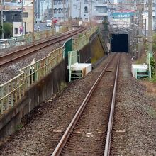 長崎本線の新線旧線分岐