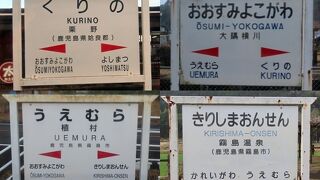 閑散なれど絶景路線