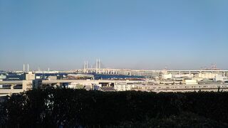 横浜港を一望