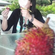ランブータンを美味しく頂きました