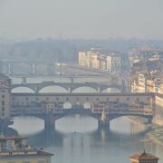 フィレンツェの風景に欠かせない川。