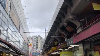 上野の横丁街。