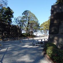 江戸城中雀門跡江戸城の石垣