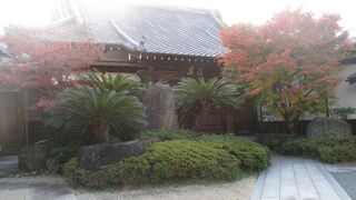 境内に控えめな観音像がありました。